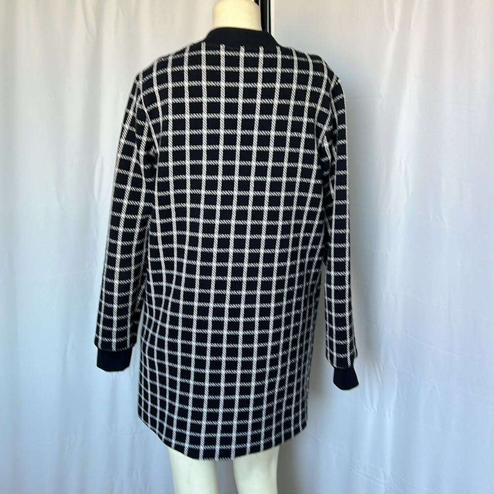 Sanctuary City Topper Windowpane ZIP Up coat - Picture 6 of 10